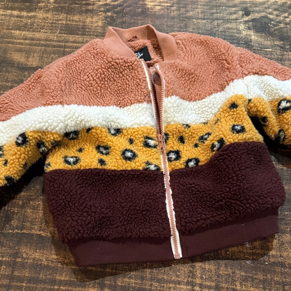 art class Multicolor Sherpa Jacket